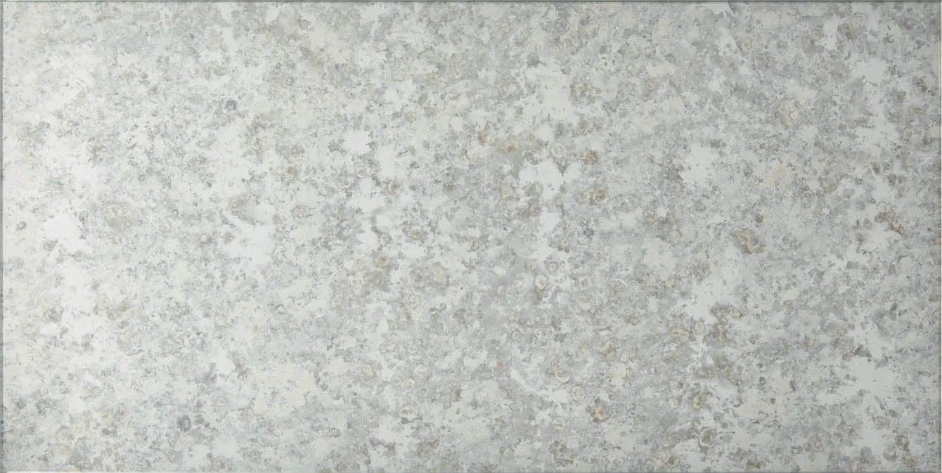 600 x 300mm Large Format Antique Mirror White