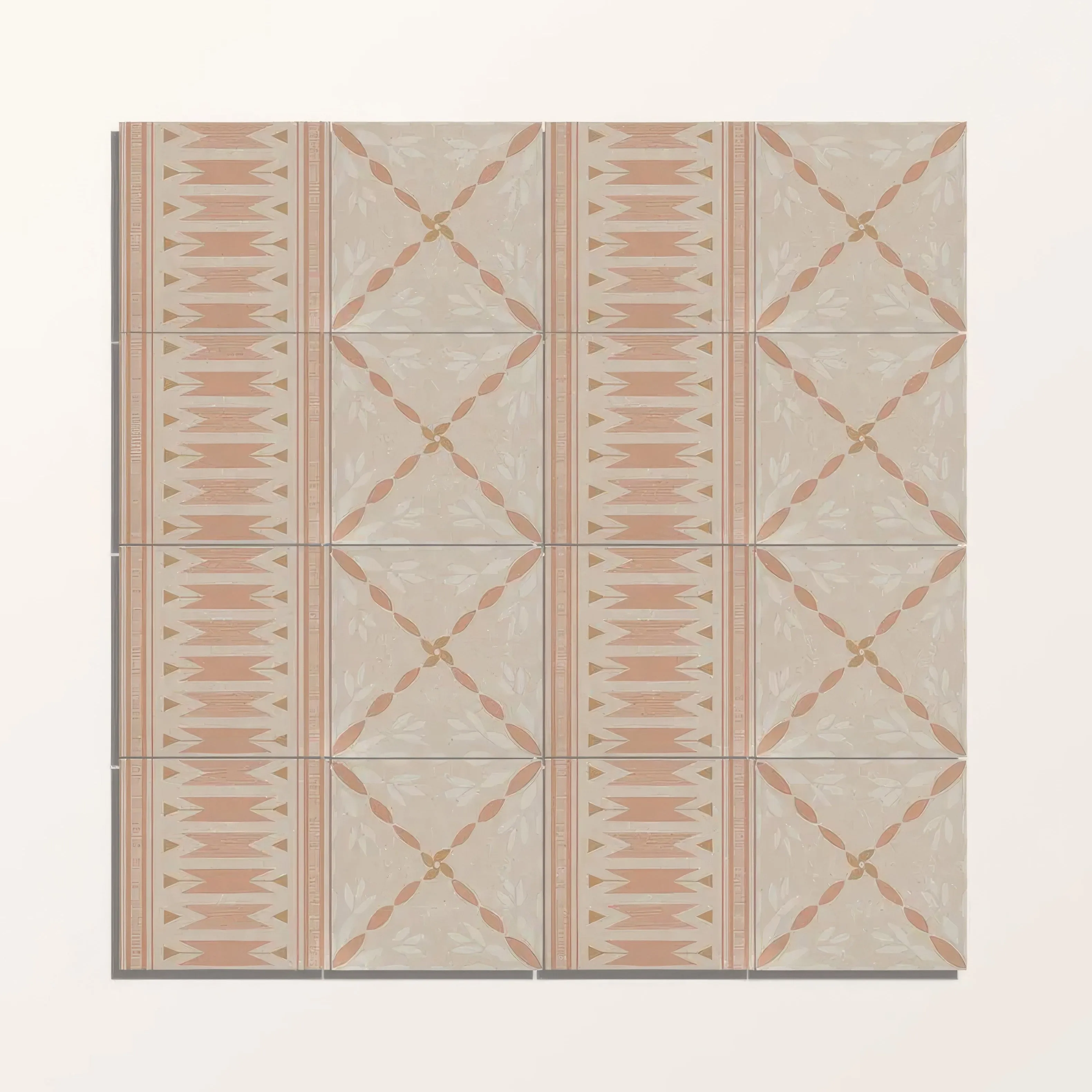 Adventuras Ziggy Border Terracotta Porcelain