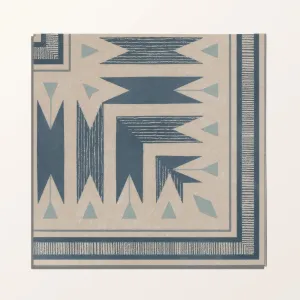 Adventuras Ziggy Corner Blue Porcelain