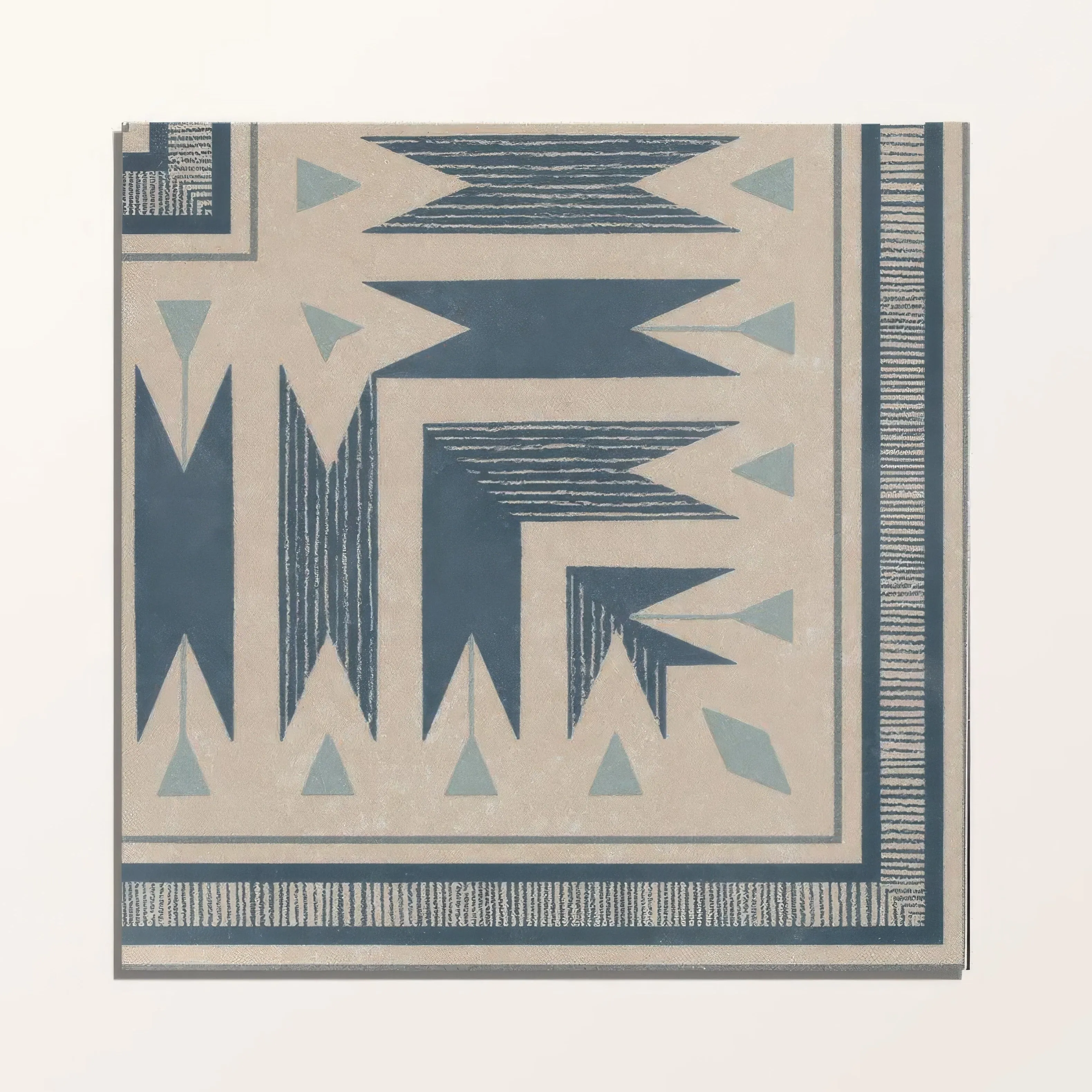 Adventuras Ziggy Corner Blue Porcelain