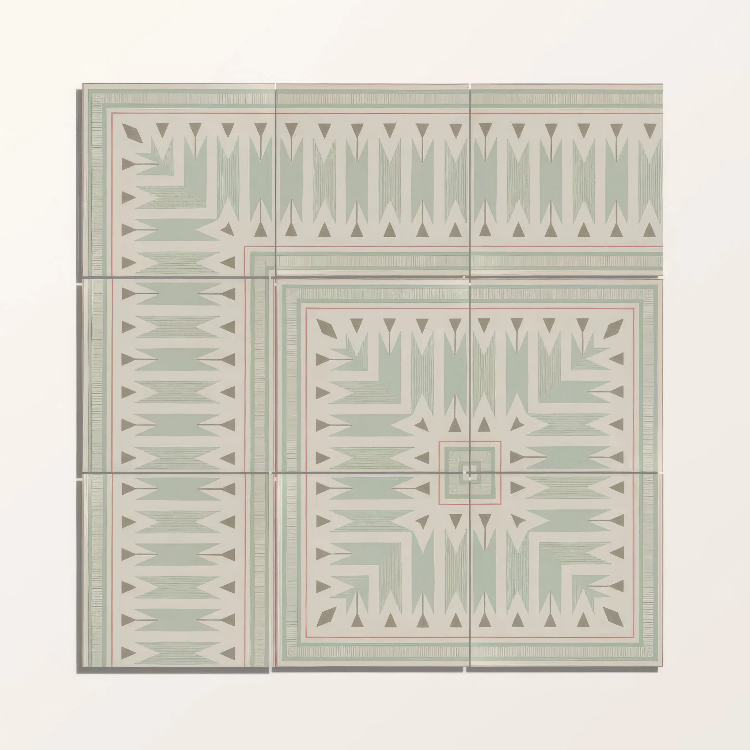 Adventuras Ziggy Corner Olive Porcelain