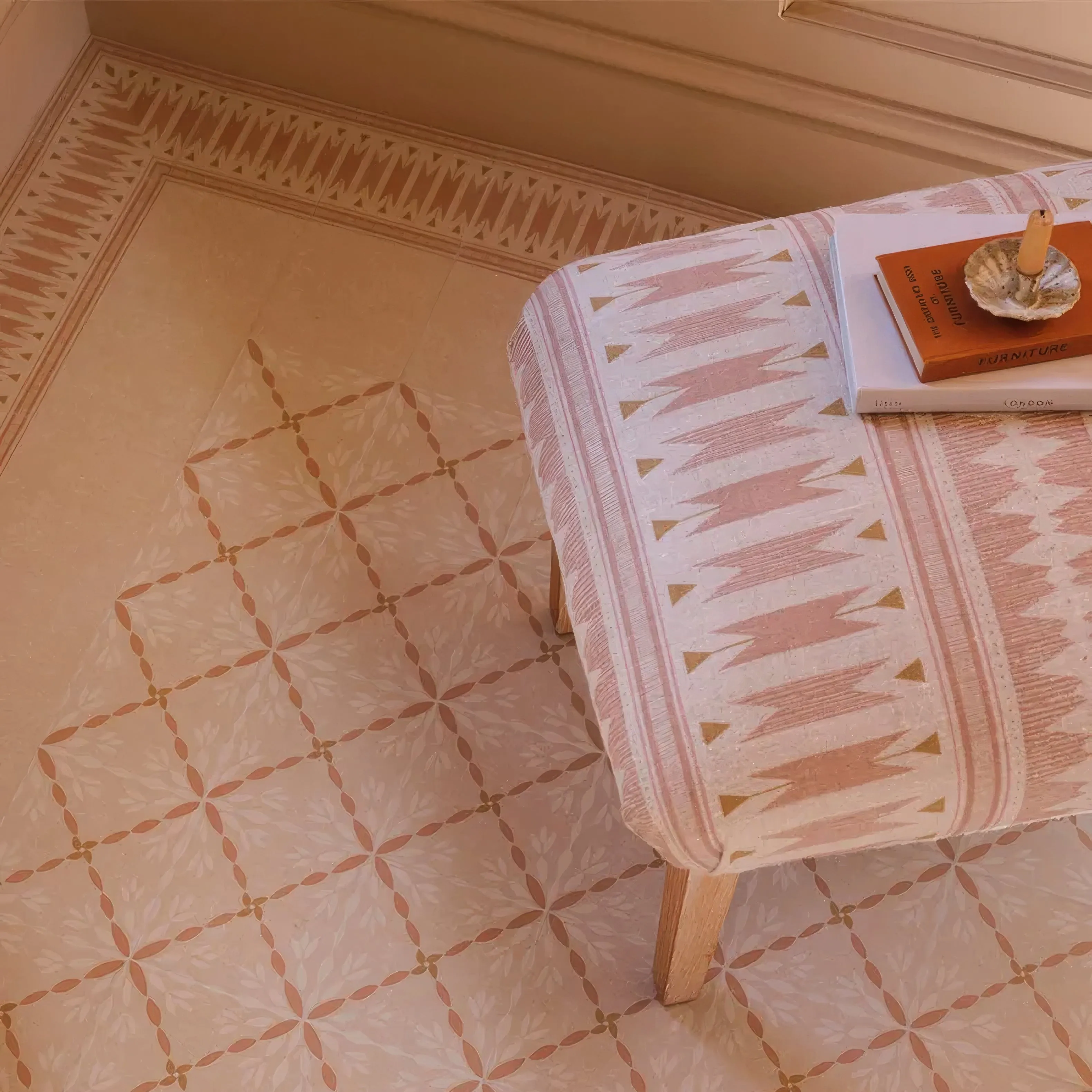 Adventuras Ziggy Corner Terracotta Porcelain