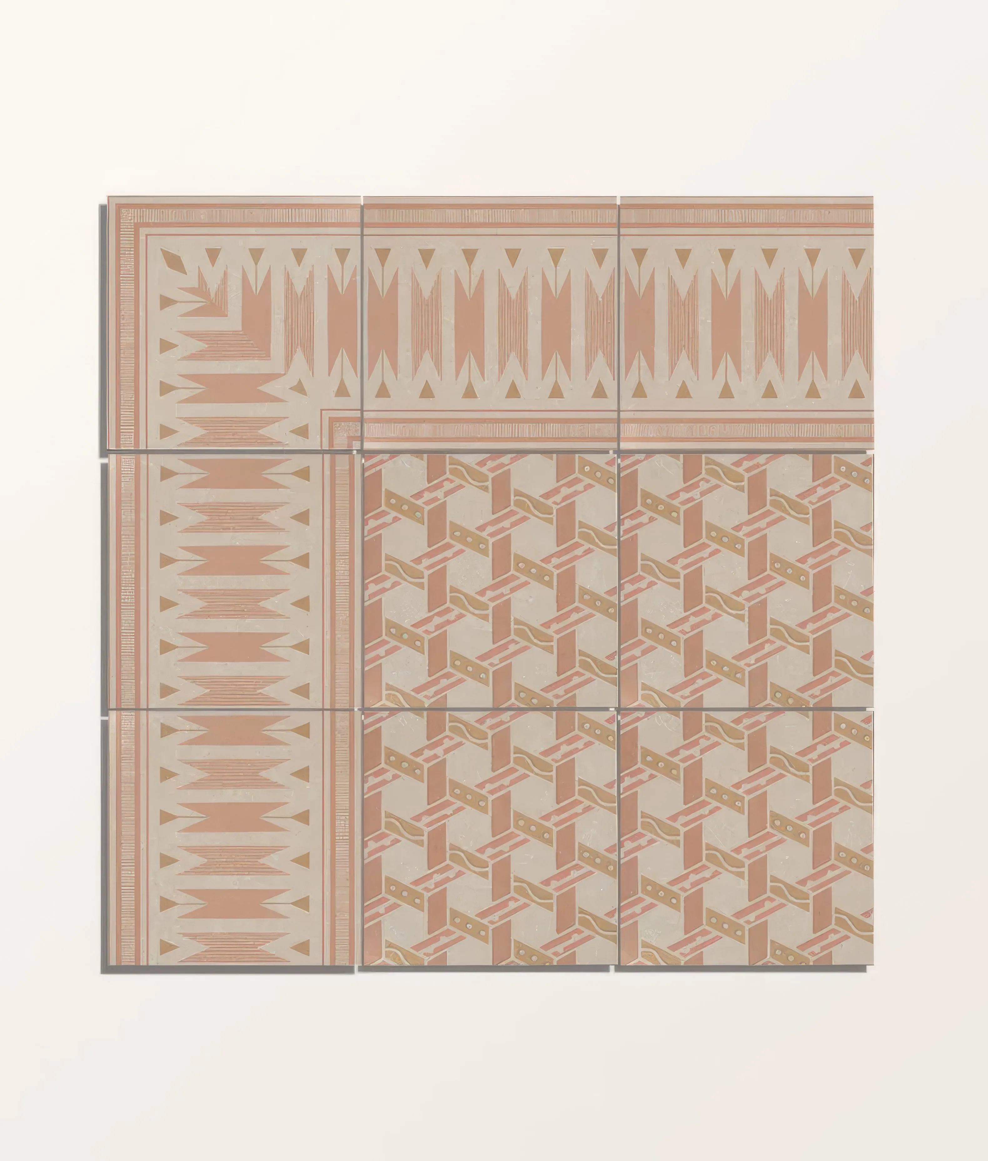 Adventuras Ziggy Corner Terracotta Porcelain