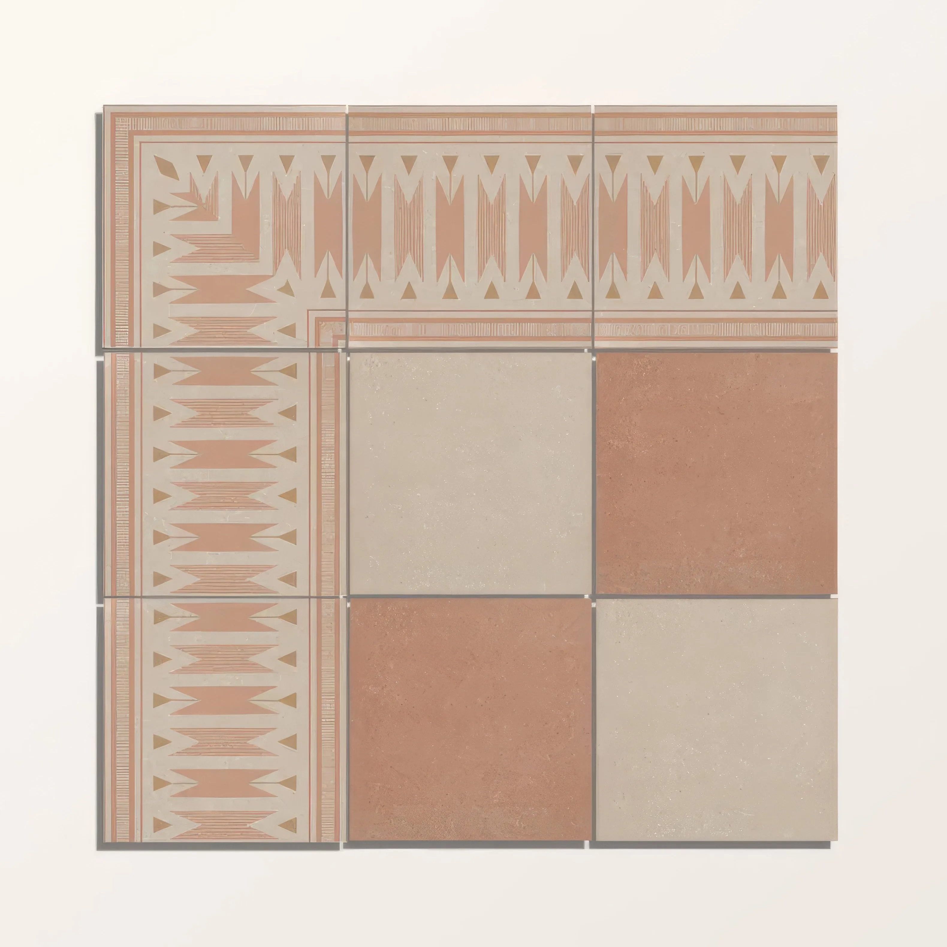 Adventuras Ziggy Corner Terracotta Porcelain