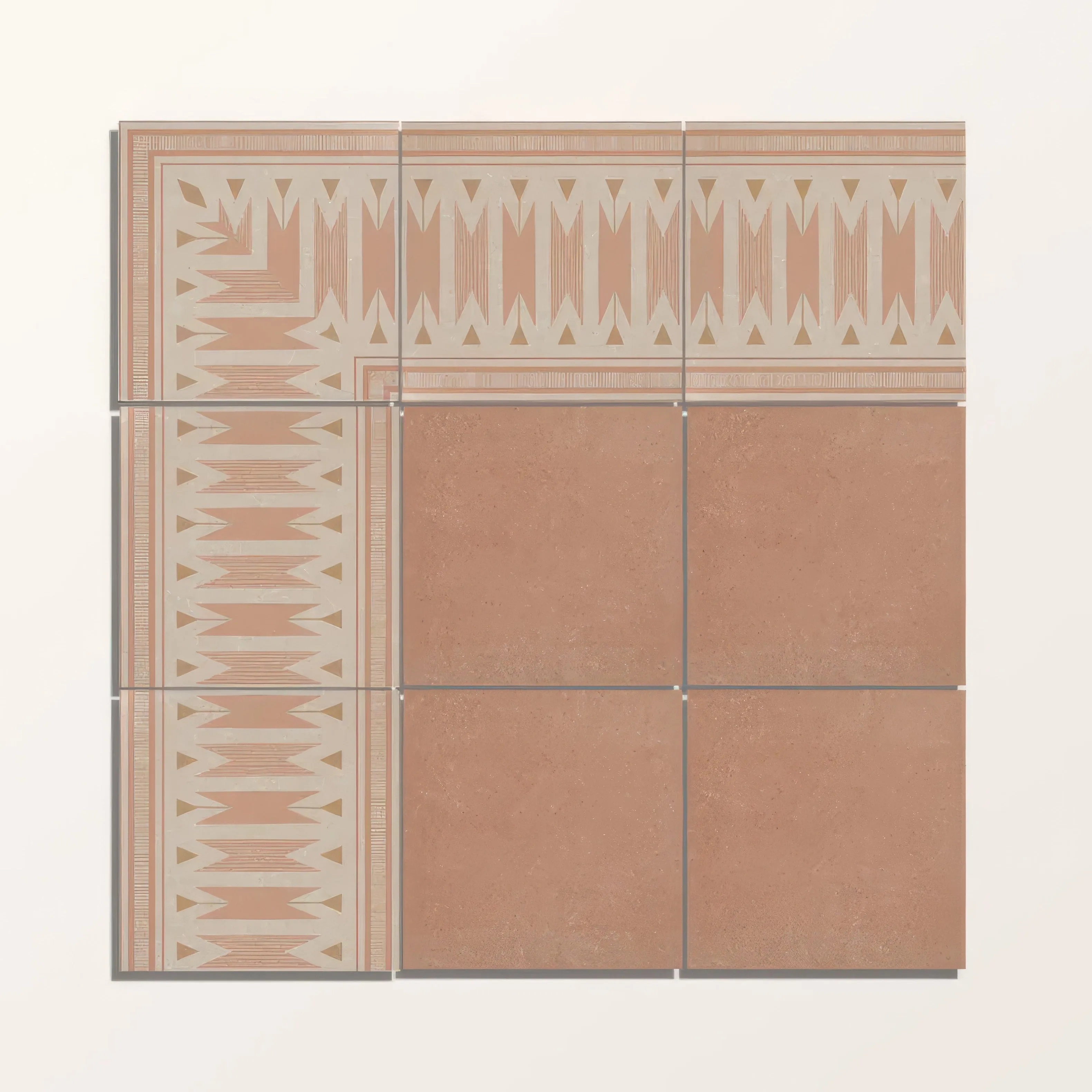 Adventuras Ziggy Corner Terracotta Porcelain
