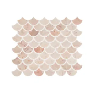 Aegean Pink Scallop Mosaic