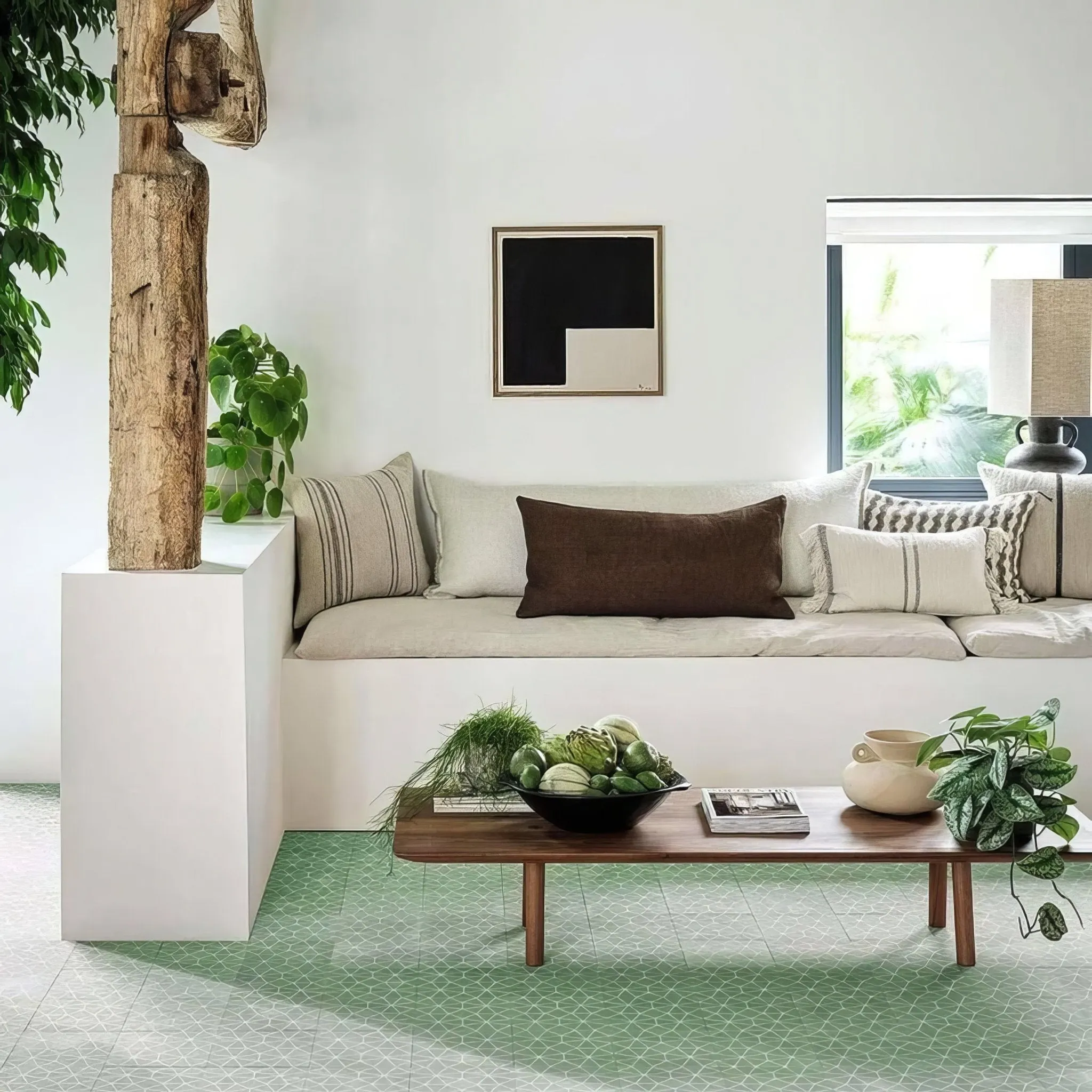 Anthropologie Green Tile