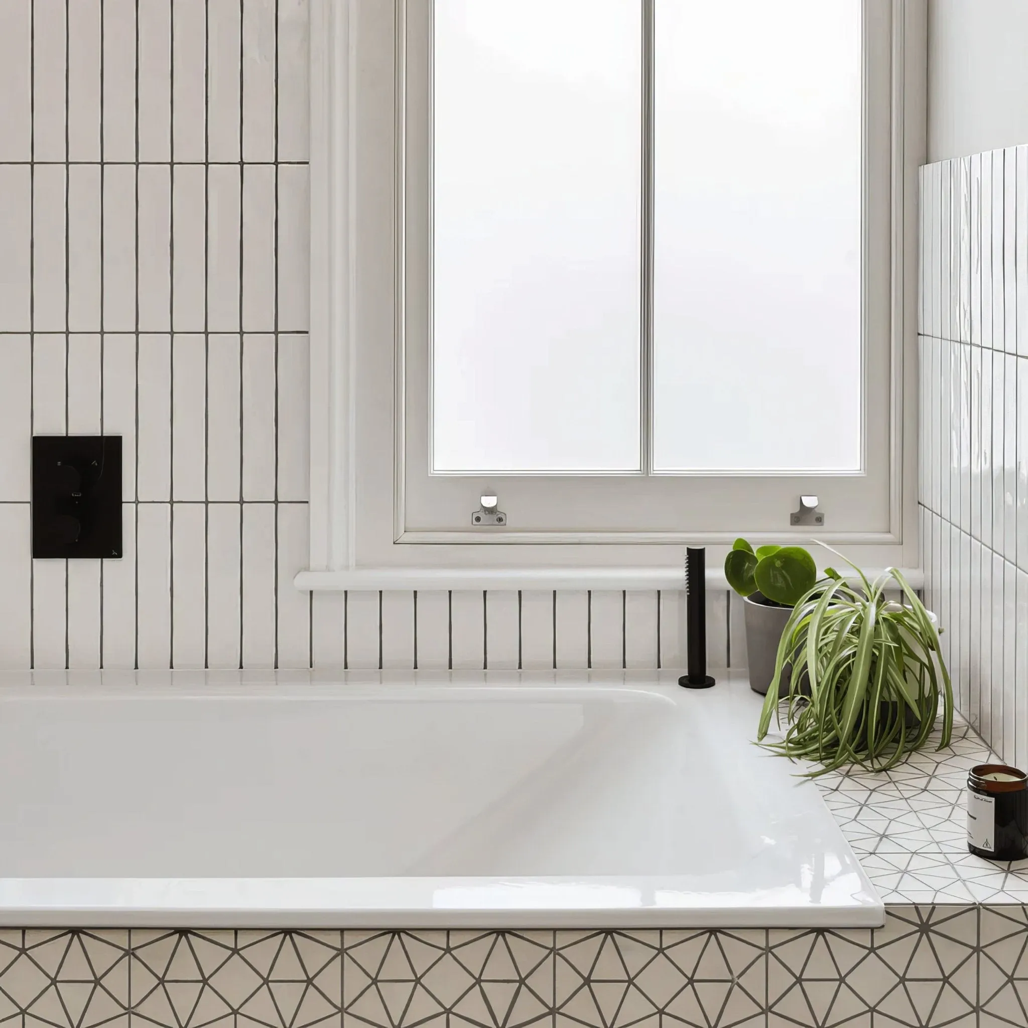 Anthropologie Grey Tile