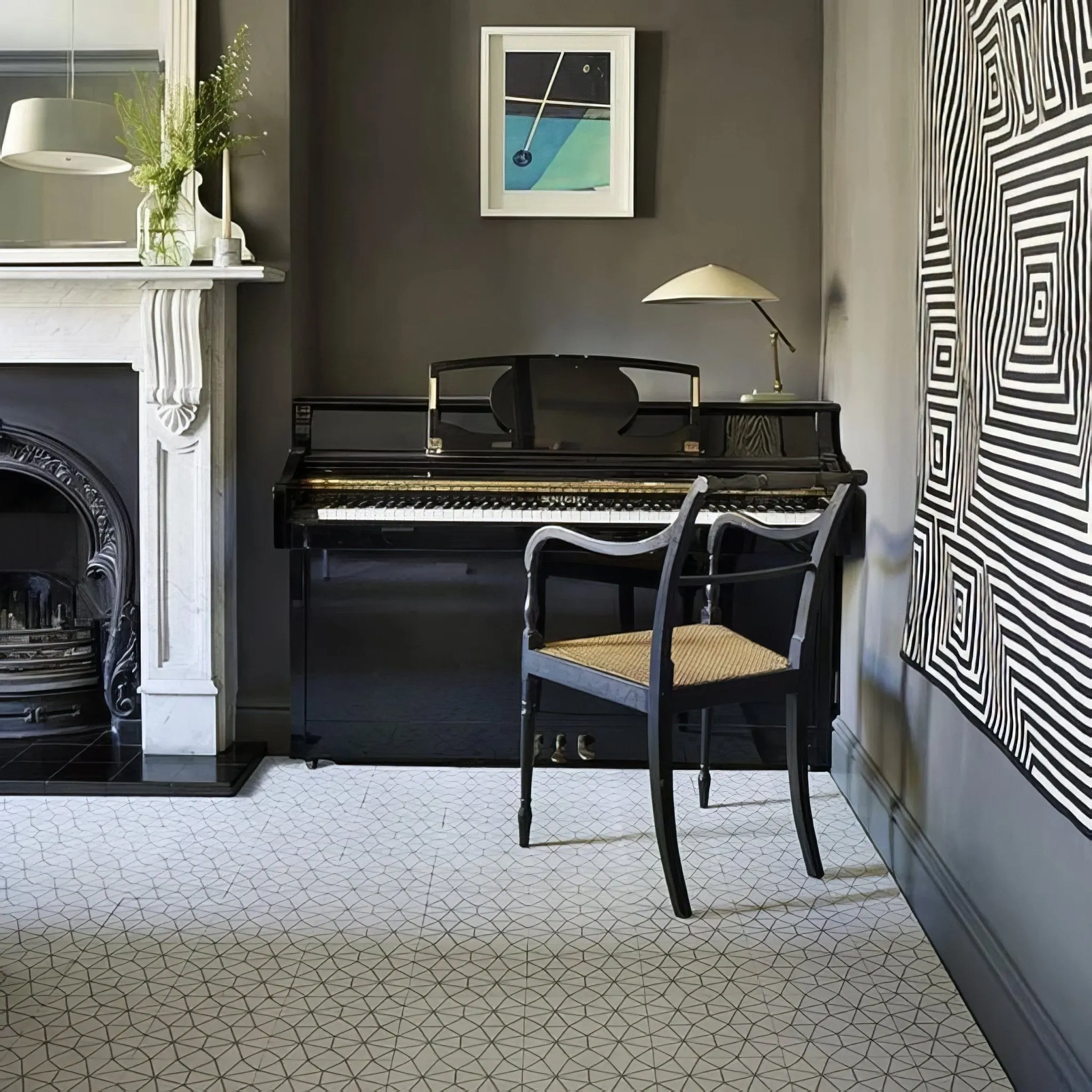 Anthropologie Grey Tile