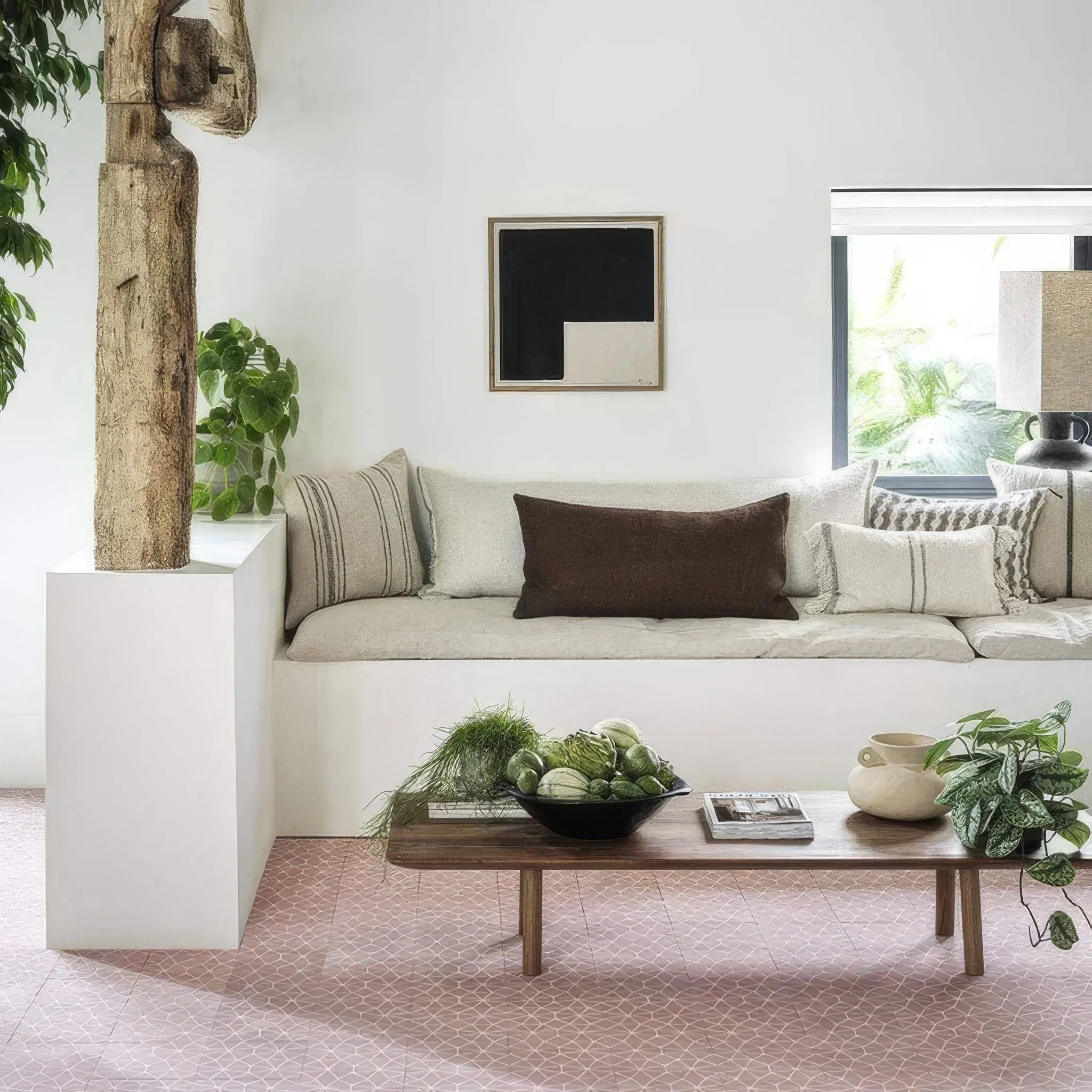 Anthropologie Pink Tile