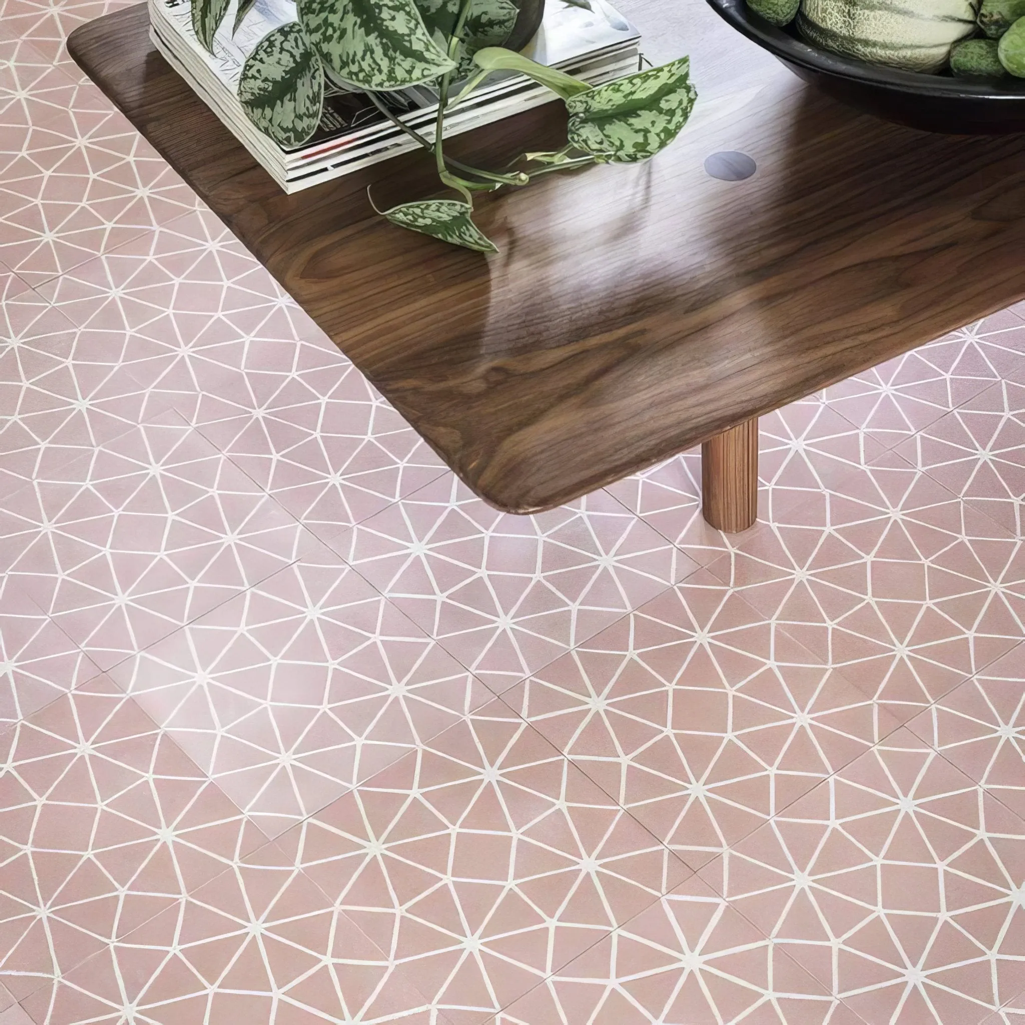 Anthropologie Pink Tile