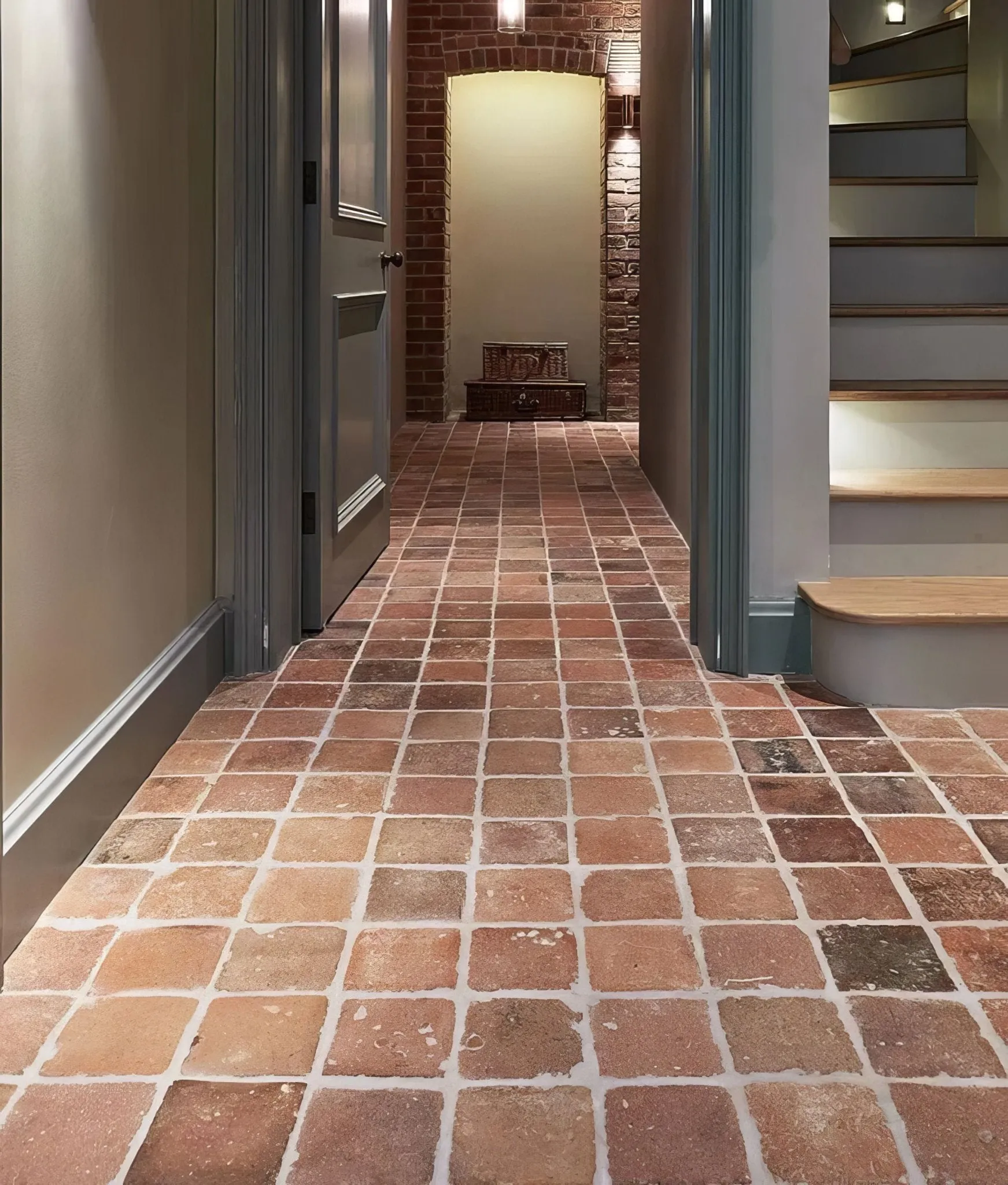 Antique Burgundy Terracotta Reclaimed
