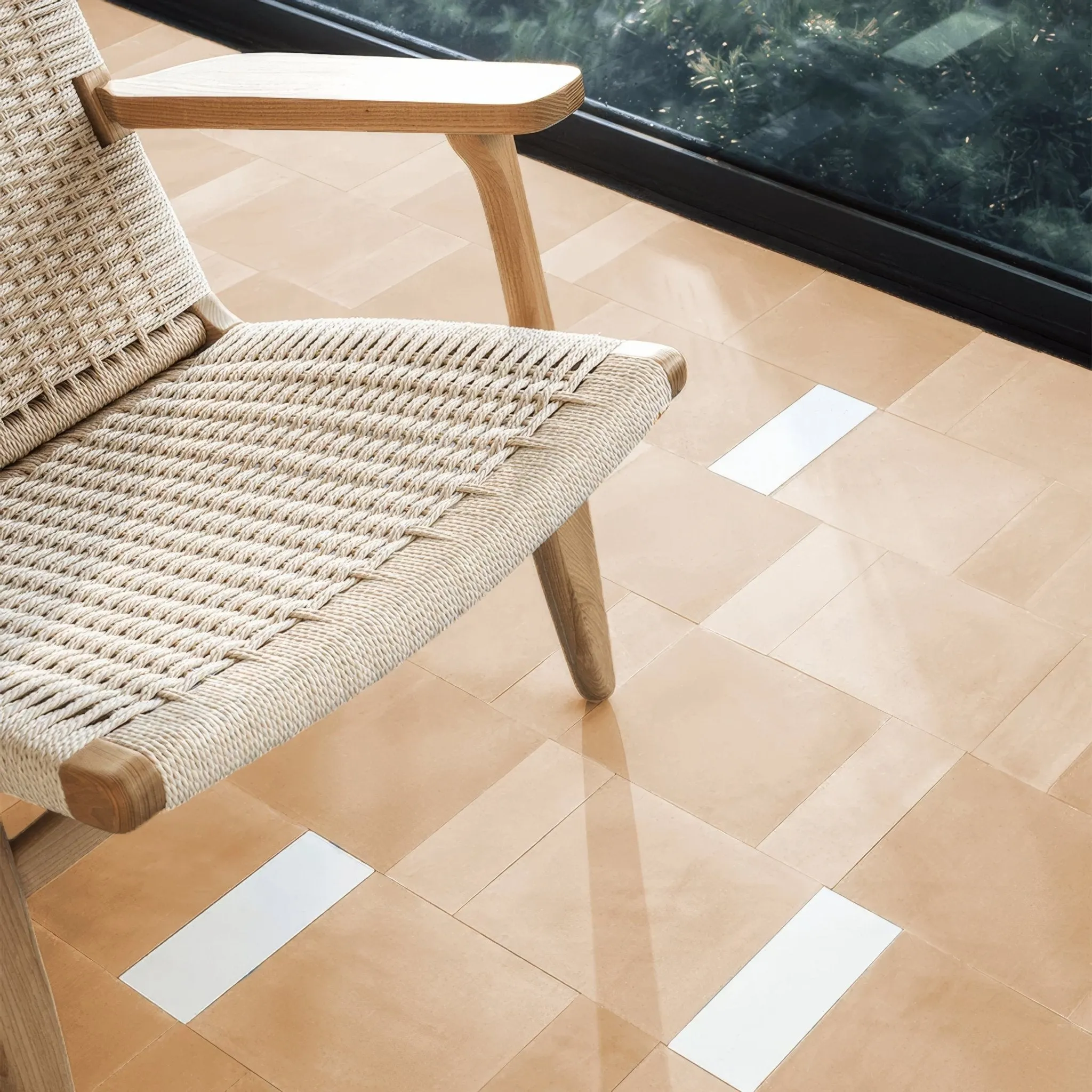 Apricot Square Tile