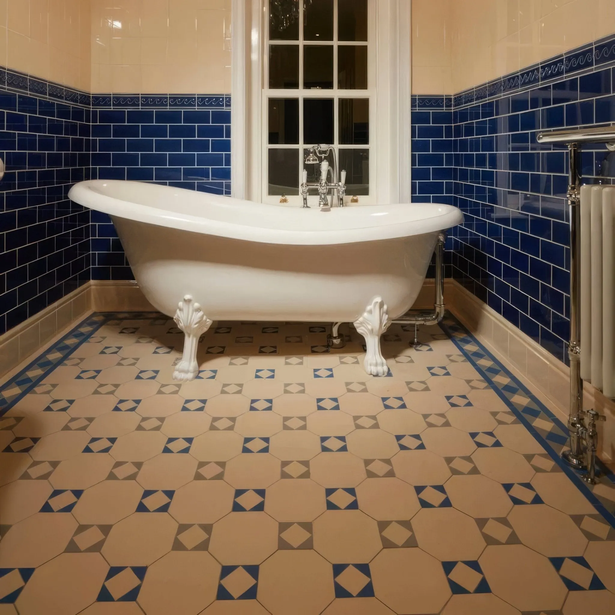 Arundel Dover White, Grey & Pugin Blue