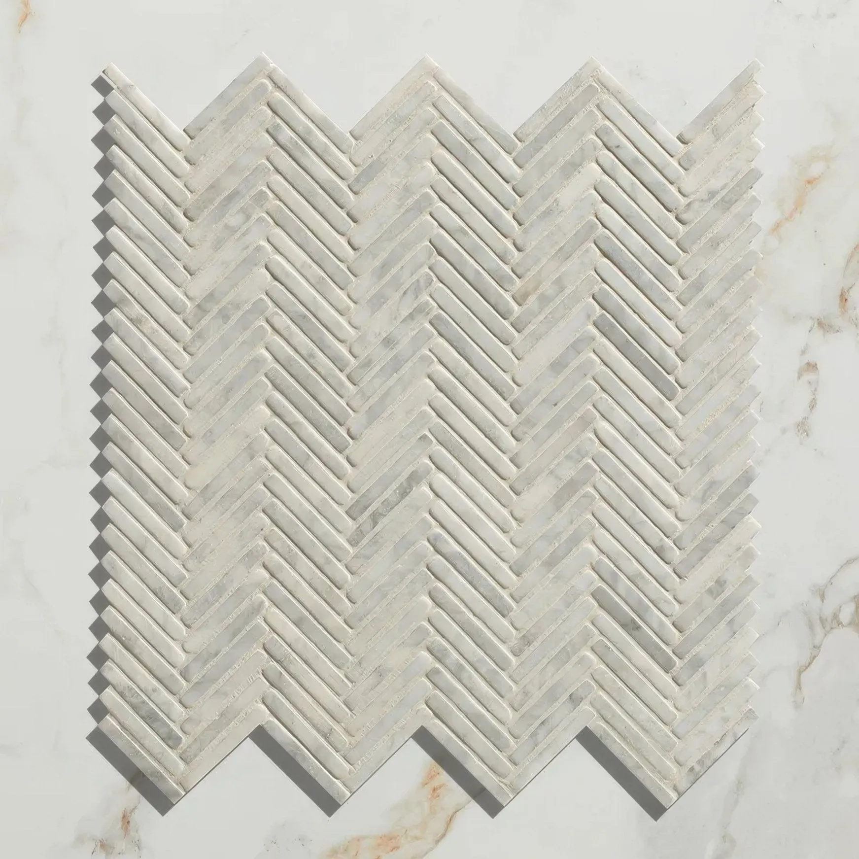 Athens Carrara Marble Mosaic