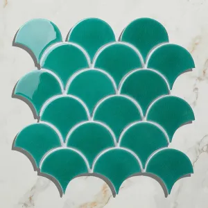 Atlantis Porcelain Mosaic Emerald