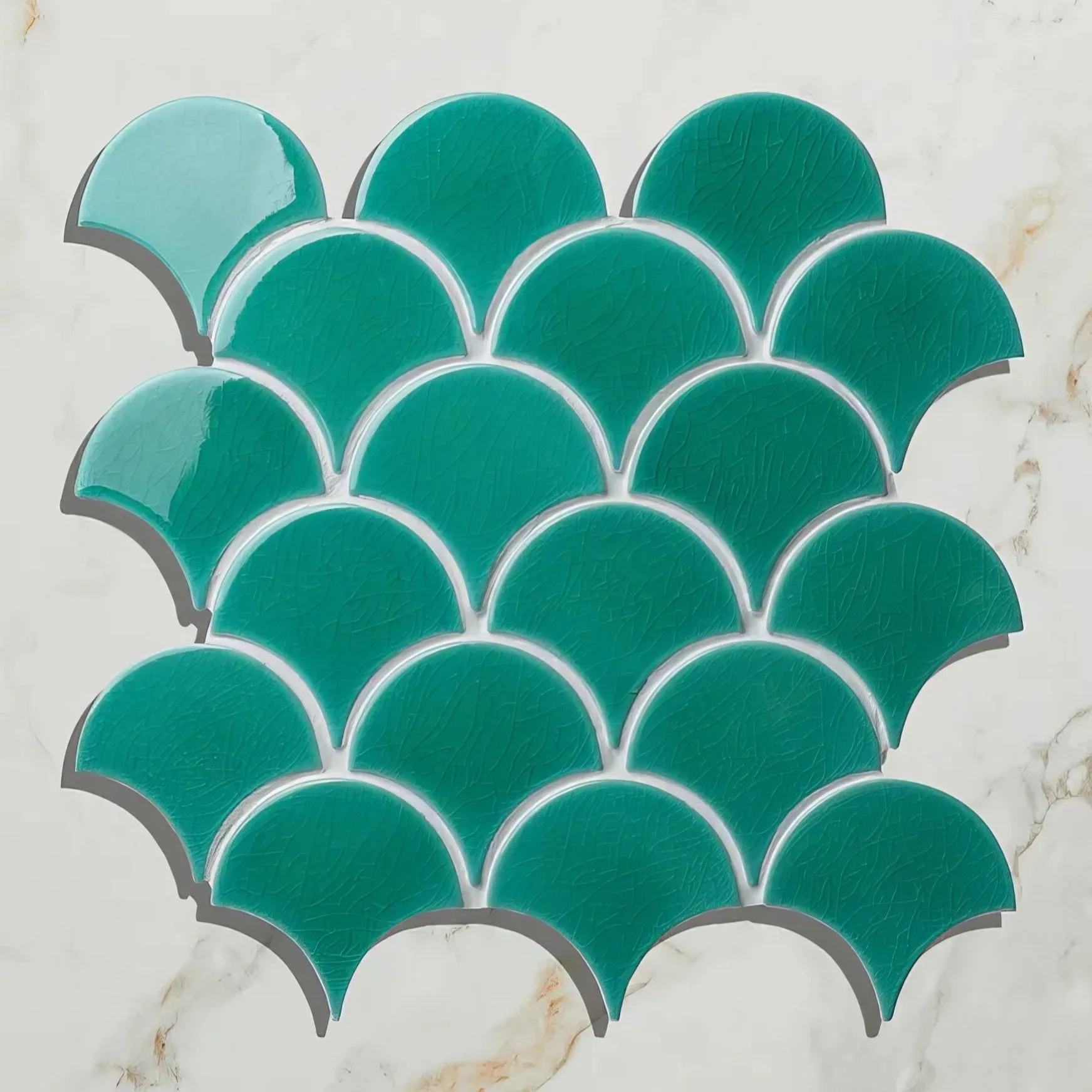 Atlantis Porcelain Mosaic Emerald