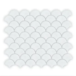 Aurora Fan White Mosaic
