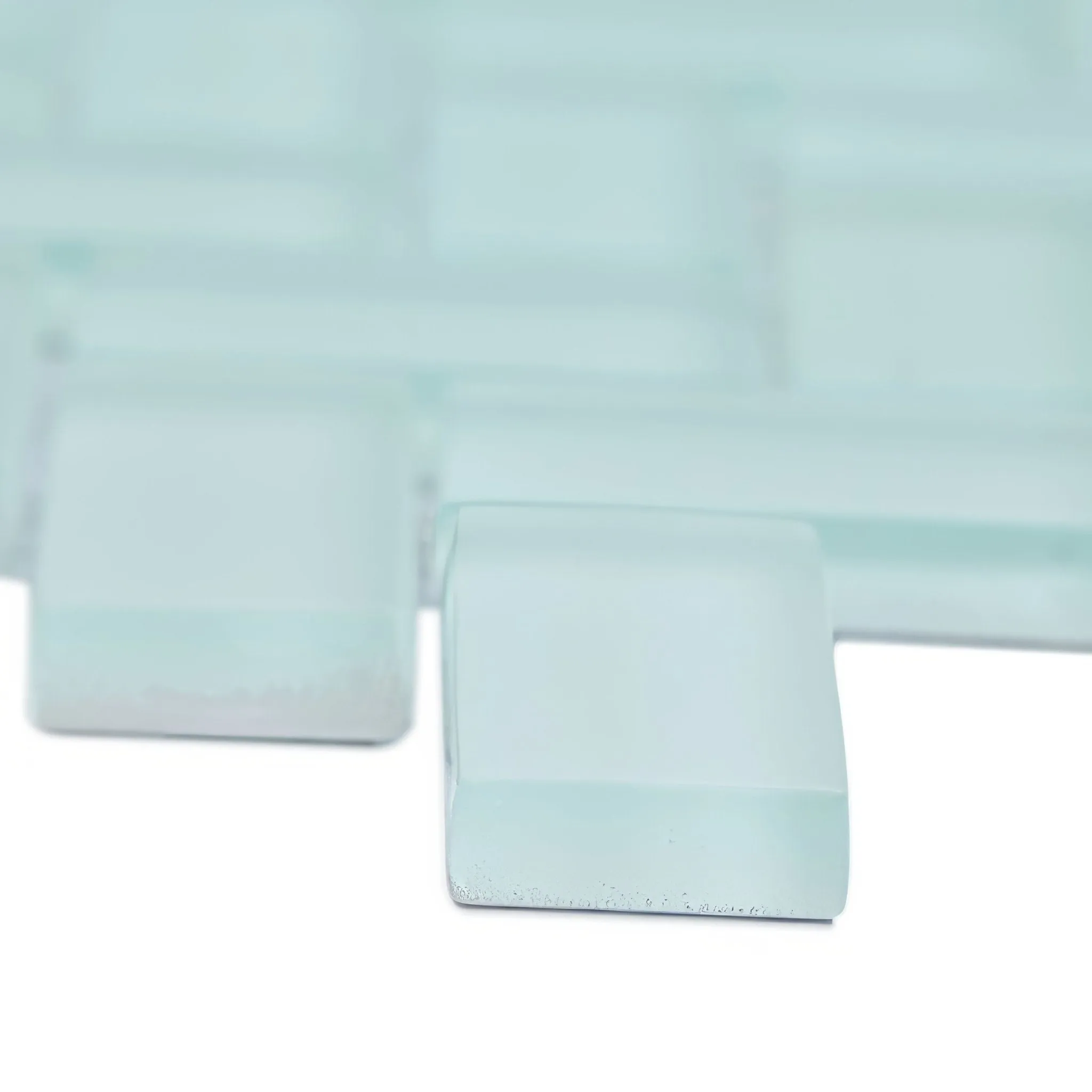 Aurora Herringbone Green Mosaic
