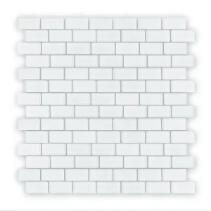 Aurora Mini Brick White Mosaic