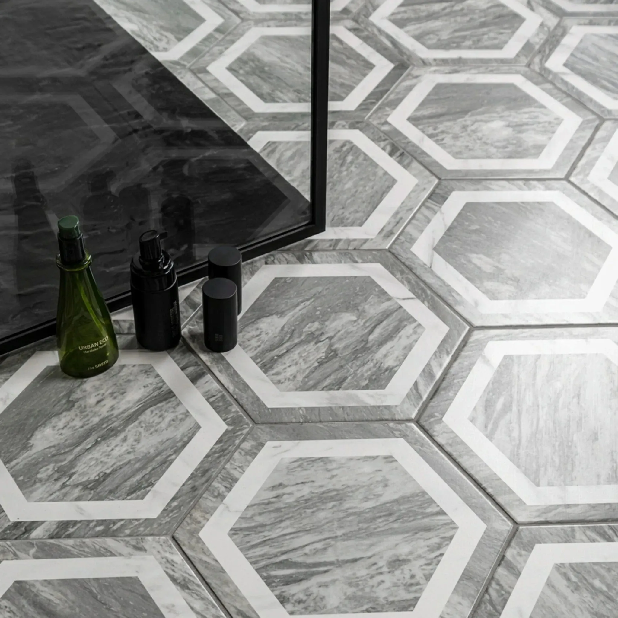 Bardiglio Hexagon Deco