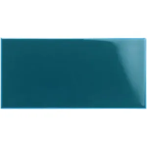Baroque Blue Half Tile