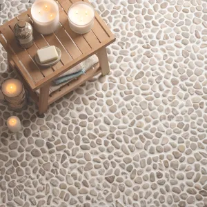Beige Hawaii Pebble Mosaics