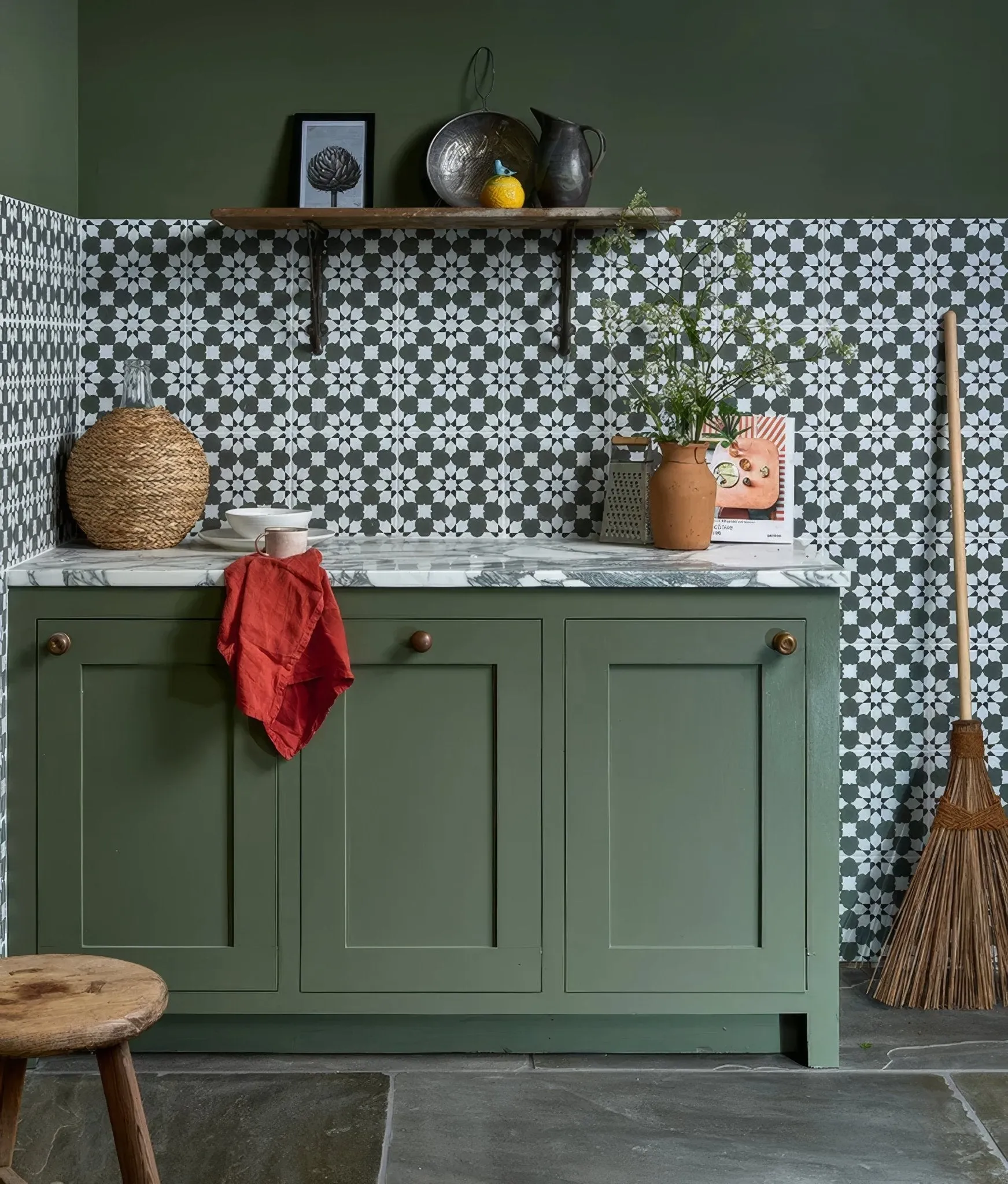Belleville Porcelain Vendome Green