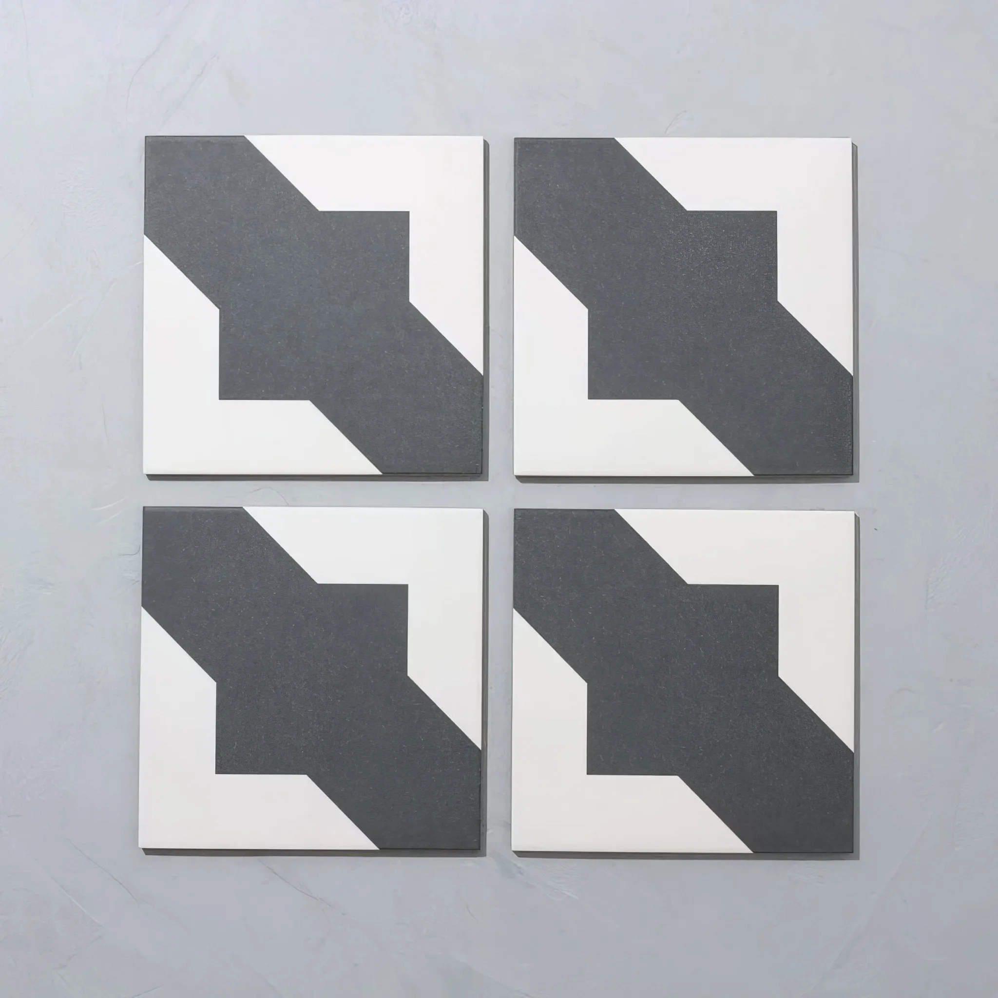 Bert & May Black Crosses Porcelain