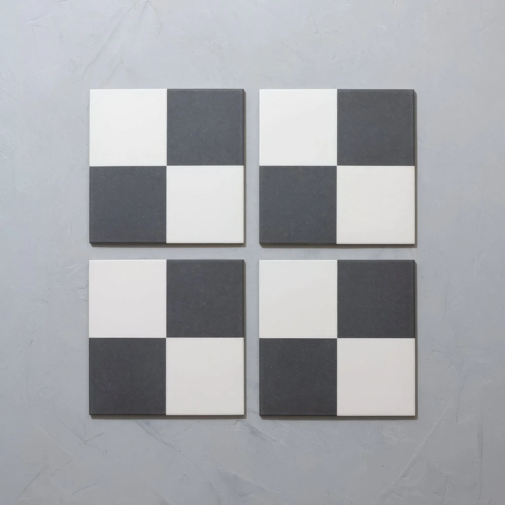 Bert & May Chequerboard Old Iron Porcelain