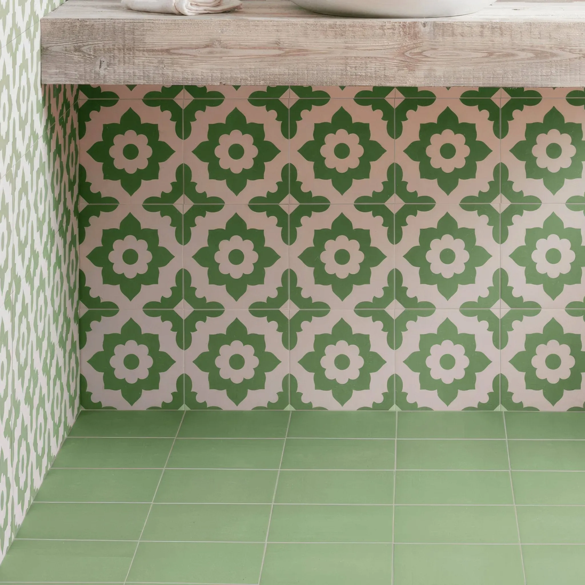 Bert & May Green Santona Porcelain