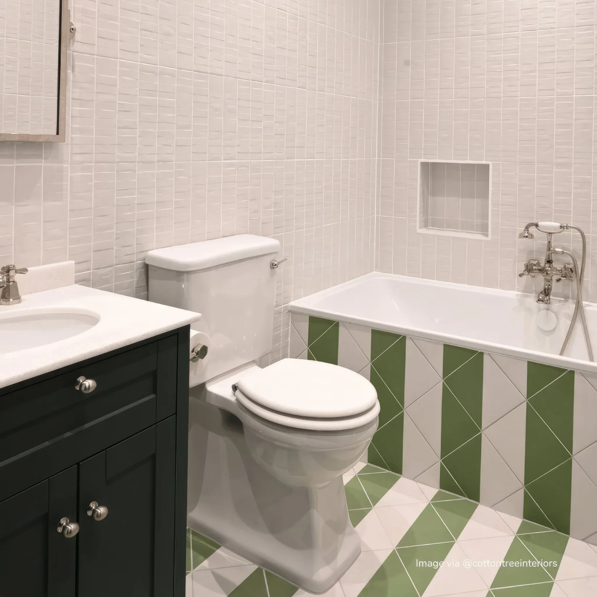 Bert &May Green Alalpardo Porcelain