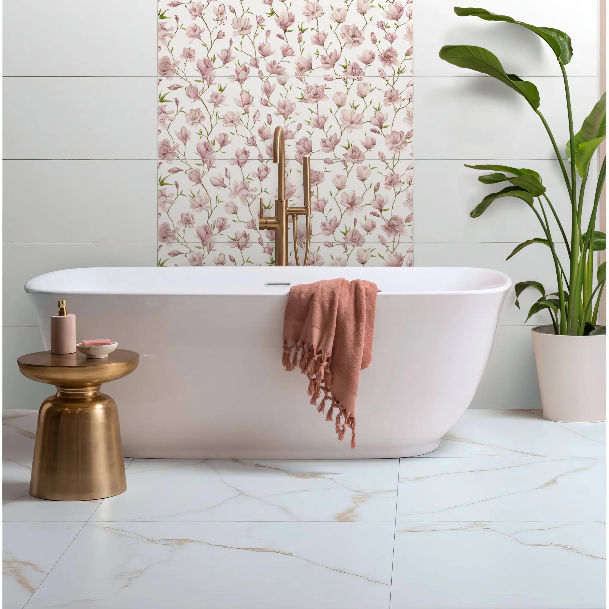 Bianco Oro Matt 90 x 90cm
