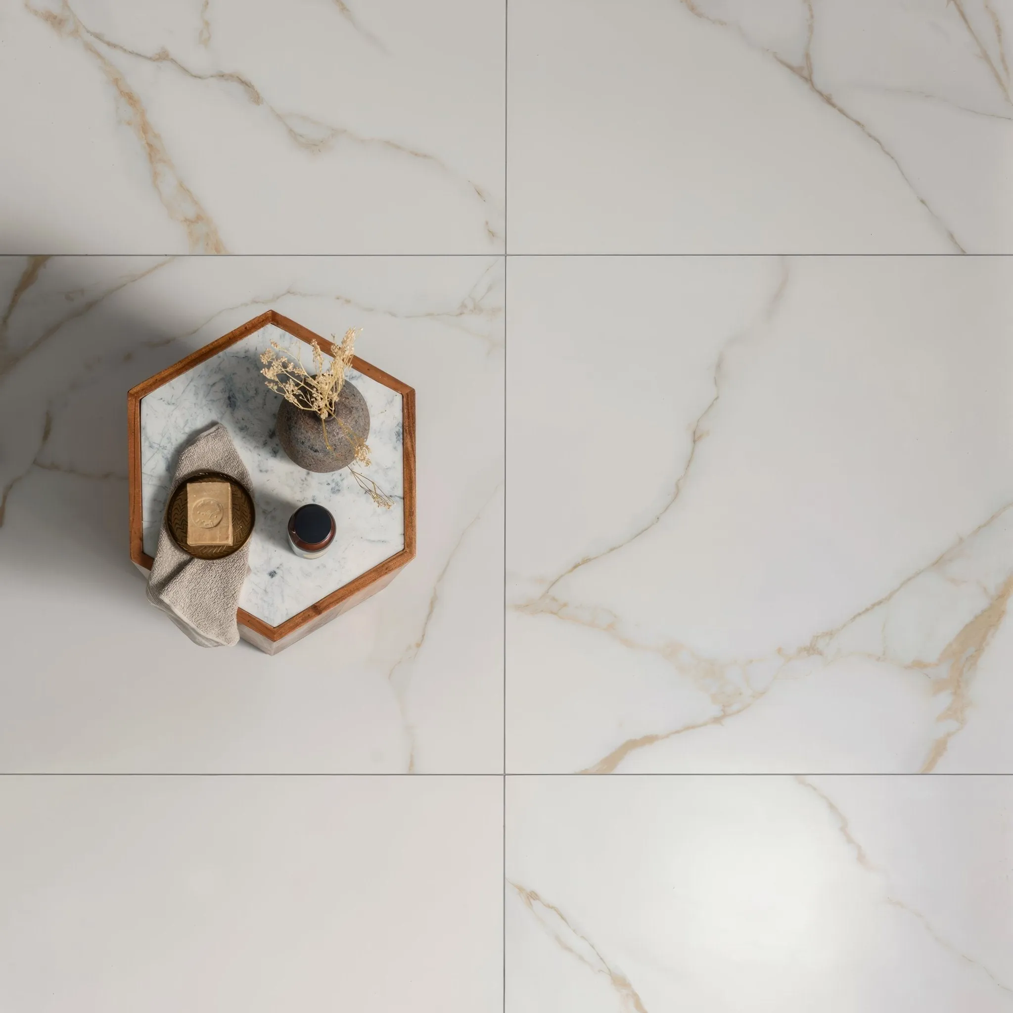 Bianco Oro Matt 90 x 90cm