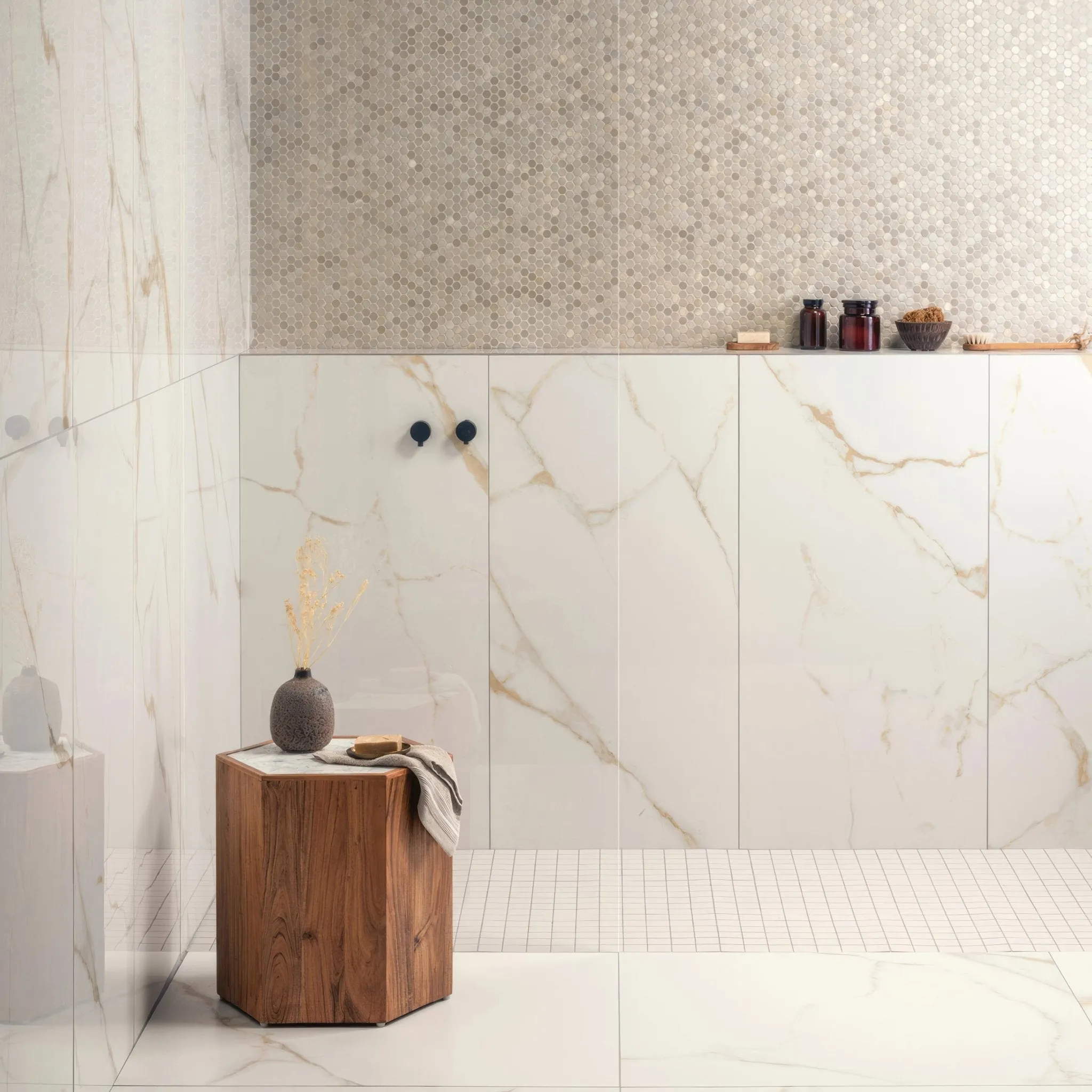 Bianco Oro Polished Porcelain 60 x 120cm