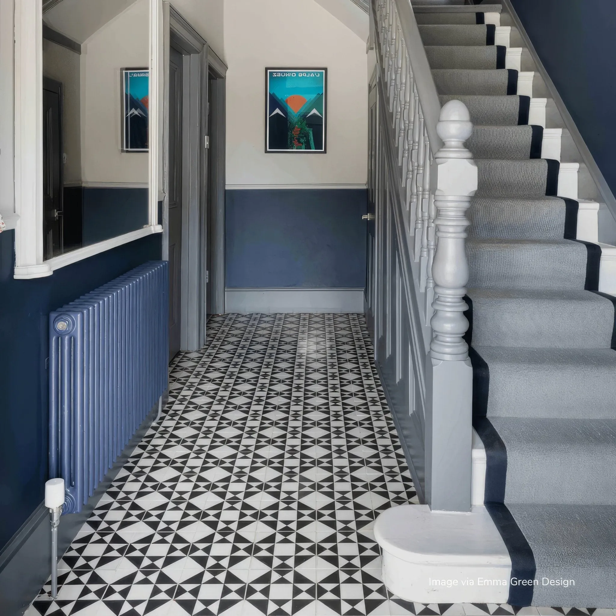 Black Asquith Tile