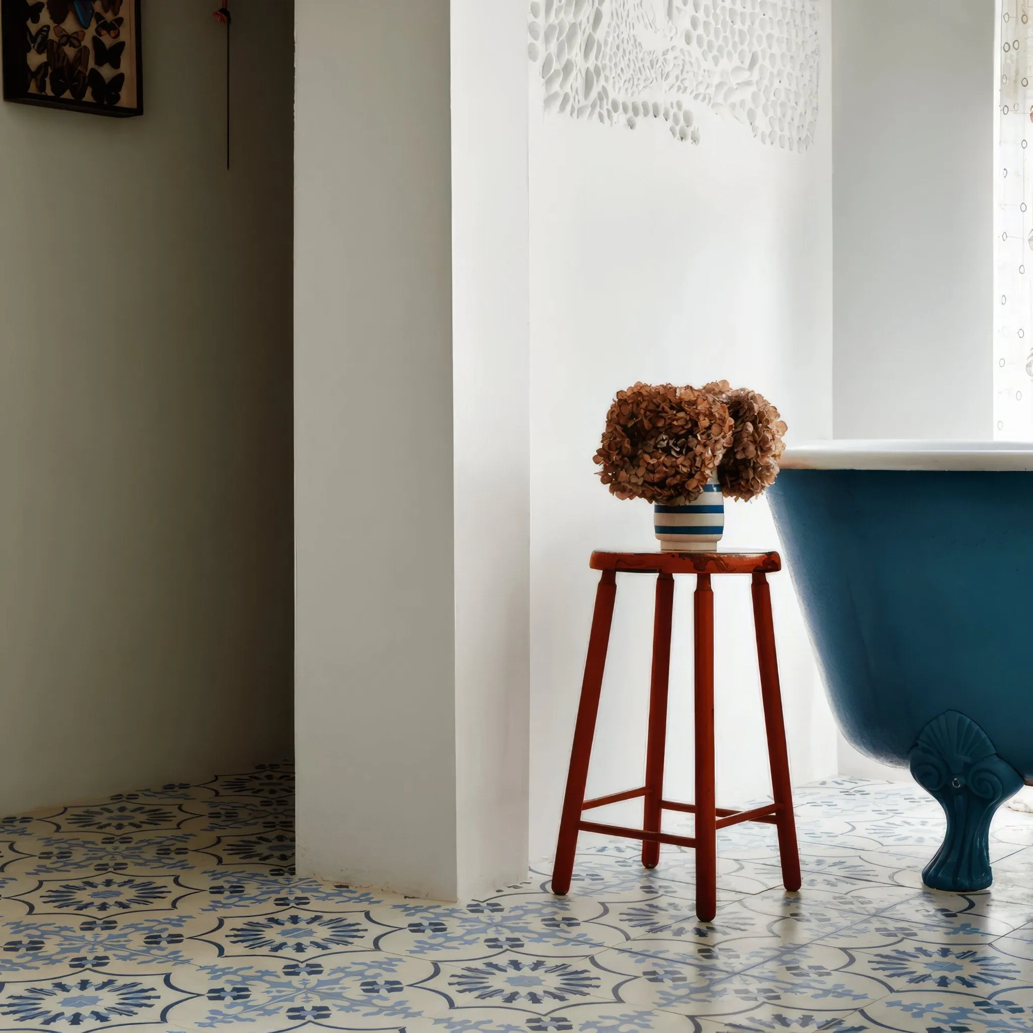 Blue Bolonia Tile