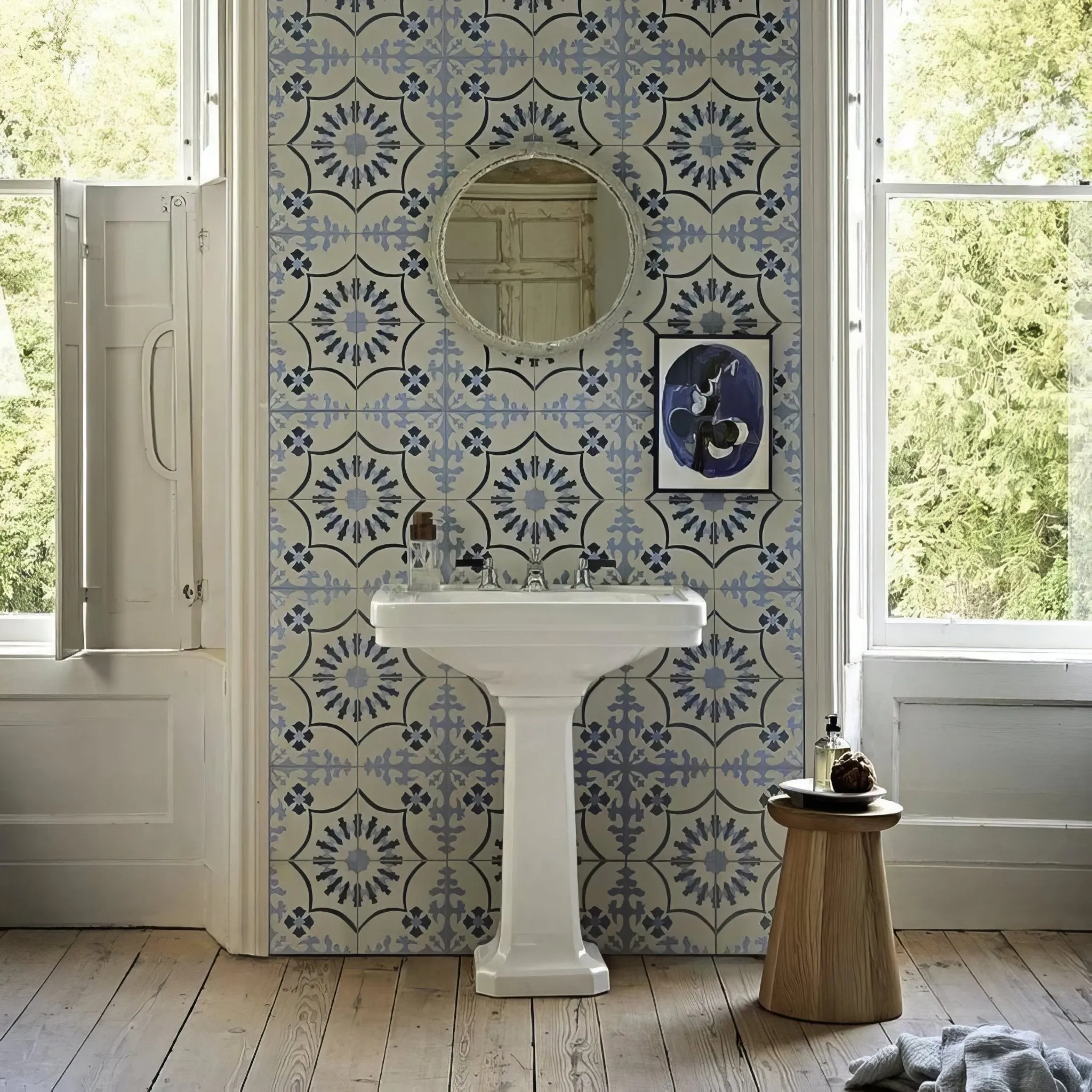 Blue Bolonia Tile