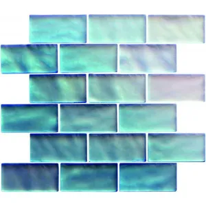 Blue Frost Mosaic Radiance