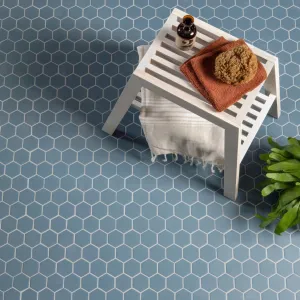Blue/Grey Hexagon Slip Resistant