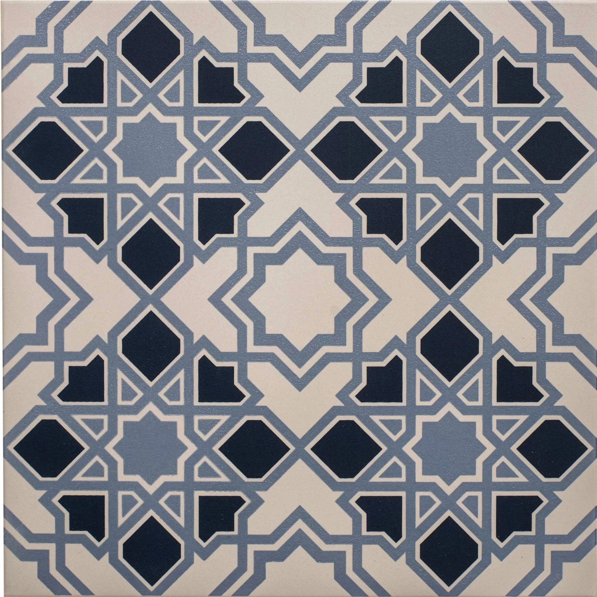 Bolero Light/Dark Blue on Chalk