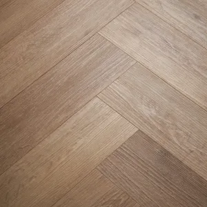 Brecon Blanche Oak Herringbone