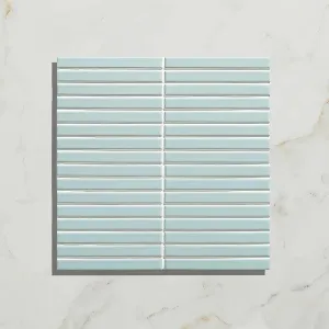 Candy Cane Porcelain Mosaic Wintergreen
