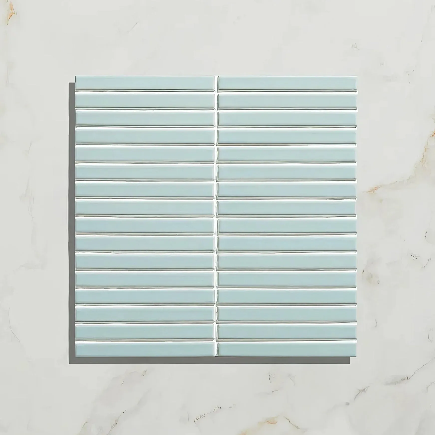 Candy Cane Porcelain Mosaic Wintergreen