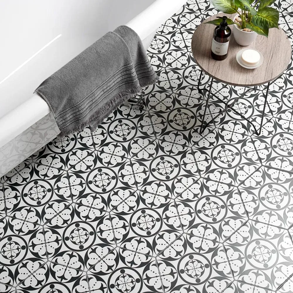 Carnaby Hexagon Black