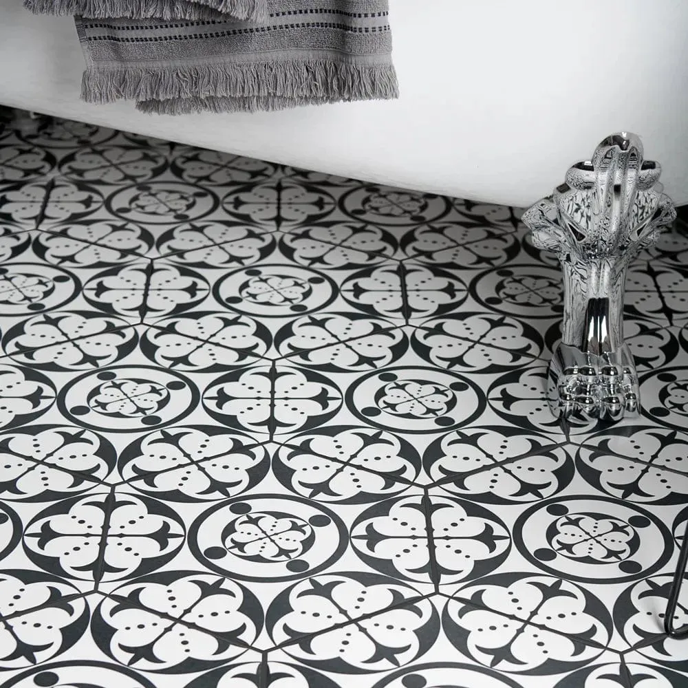 Carnaby Hexagon Black