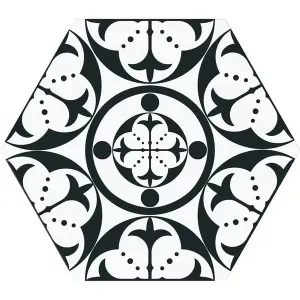 Carnaby Hexagon Black