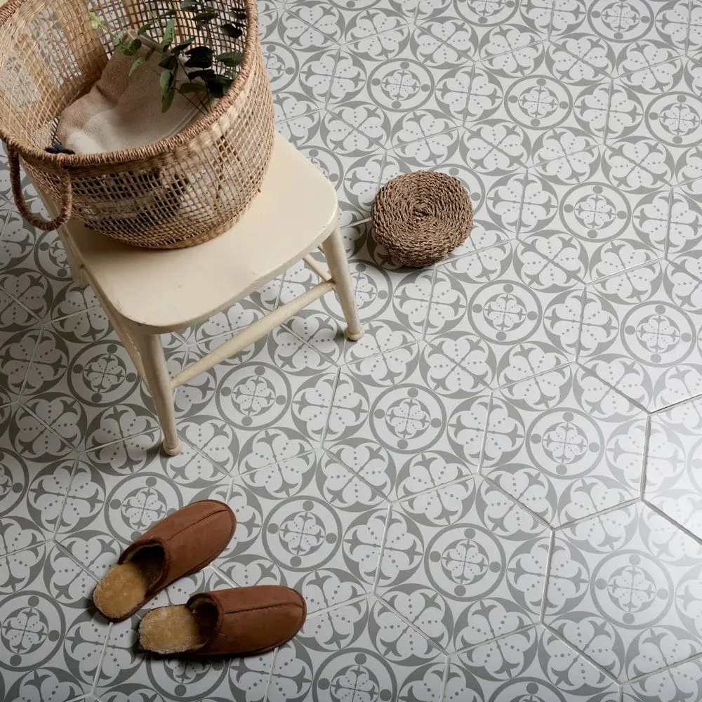 Carnaby Hexagon Grey