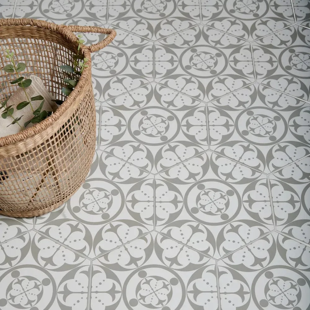 Carnaby Hexagon Grey
