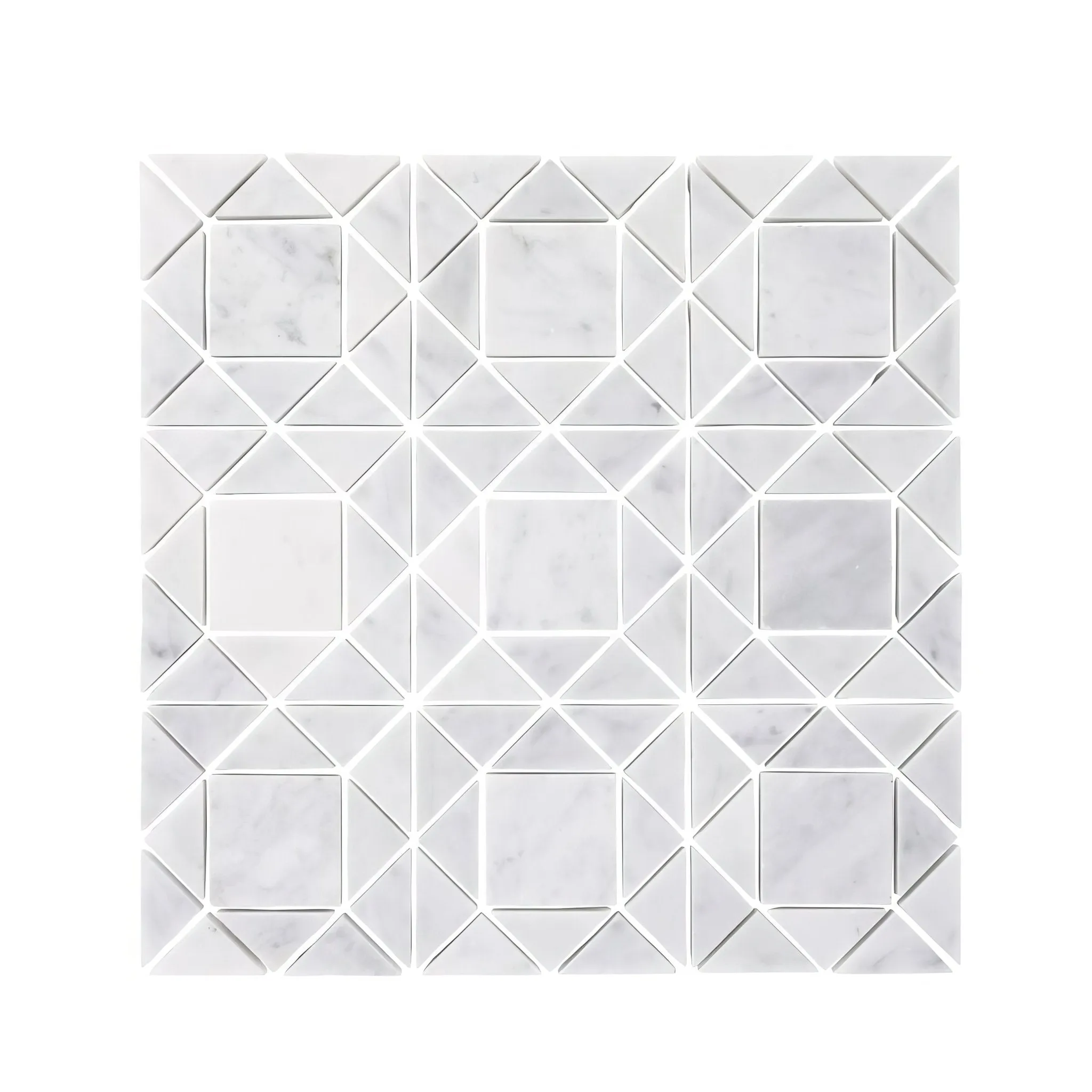 Carrara White Jewel Mosaic